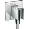 Image de hansgrohe Axor Unité de porte Fixfit ek, avec RV, fonction de maintien intégrée, chromé