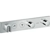 Image de hansgrohe Axor Select kit de montage complet module thermostat encastré, 2 sorties, chrome