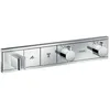 Image de Module thermostatique RainSelect encastréavec 2 fonctions chroméé