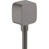 Image de hansgrohe Raccord de tuyau Fixf Softc Axor avec clapet anti-retour, chrome noir brossé
