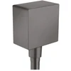 Image de hansgrohe Raccord de tuyau Fixf Square Axor angle, avec clapet anti-retour, brossé bleu vc