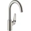 Image de hansgrohe Mitigeur monocommande évier 220 Focus M42 1jet, aspect inox