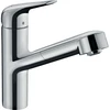 Image de hansgrohe Mitigeur monotrou Focus M42 150 pour évier avec bec extractible, 1jet, chrome