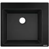 Image de hansgrohe S51 S510-F450 Evier encastré 450, noir graphite, 43312170