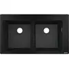 Image de hansgrohe Évier encastrable S510-F770 370/370 860x490mm, 2 cuves, vidange avant, gsw