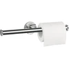 Image de hansgrohe Porte-papier toilette Logis Uni double, fixation murale, laiton, chrome