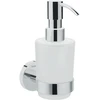 Image de hansgrohe Distributeur de lotion Logis Universal mural, verre mat, métal chromé