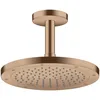 Image de hansgrohe AXOR ShowerSolutions Raccordement au plafond 100 mm, 26432310, Couleur: Brushed Red Gold
