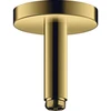 Image de hansgrohe Axor Raccord plafond 100 mm, rond, optique or poli