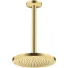 Image de hansgrohe AXOR ShowerSolutions Raccordement au plafond 300 mm, 26433950, Couleur: Brushed Brass