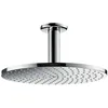 Image de Hansgrohe Tête de douche Raindance S 240 1 jet PowderRain avec raccord plafond 27620000