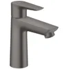 Image de hansgrohe Talis E Mitigeur de lavabo 110, sans tirette ni vidage, noir chromé brossé, 71712340