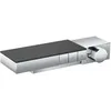 Image de mitigeur thermostatique douche semi-encastré pour 3 fonctions, coupe diamant chromé