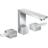 Image de hansgrohe Axor Edge Mitigeur lavabo 3 trous 130, bec 173 mm, chrome, taille diamantée