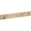 Image de hansgrohe Axor Select Set de montage complet thermostat encastré, 5 voies, bronze brossé