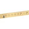 Image de hansgrohe Kit de montage Axor Select thermostat encastré, 5 sorties, or brossé optique
