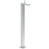 Image de hansgrohe Mitigeur monocommande lavabo Axor MyEdition sol, avec vidage poussoir, avec plaque, chrome/verre miroir