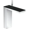 Image de hansgrohe Mitigeur monocommande lavabo 230 Axor MyEdition A 196 mm, avec vidage, avec plaque, chrome/noir mat