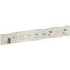 Image de hansgrohe Kit de montage Axor Select Thermostat encastré, 5 fonctions, look inox