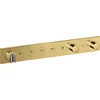 Image de hansgrohe AXOR ShowerSolutions module de thermostat Select 670/90, encastré, 5 consommateurs, set complet, 18358990, Couleur: Polished Gold Optic