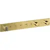 Image de hansgrohe Set de montage Axor Select thermostat encastré, 5 utilis., or poli optic
