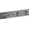 Image de hansgrohe Set de montage Axor Select thermostat encastré, 2 sorties, bleu poli vc