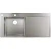 Image de hansgrohe Évier encastré 450 S718-F450 1025x490mm, 1 cuve, gauche, égouttoir à droite, ES