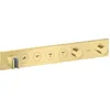 Image de hansgrohe AXOR ShowerSolutions module de thermostat Select 600/90, encastré, 4 consommateurs, kit complet, 18357950, Couleur: Brushed Brass