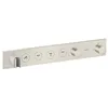 Image de hansgrohe AXOR ShowerSolutions module de thermostat Select 600/90, encastré, 4 consommateurs, kit complet, 18357800, Couleur: acier inox Optic