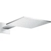 Image de hansgrohe Douche de tête Axor avec bras de douche, 300x300mm, 2 jets, chrome