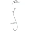 Image de hansgrohe Showerpipe Croma E EcoSmart 280x170mm, avec thermostat, 1 an, 8,5 l/min, chrome