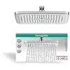 Image de hansgrohe Croma E - Douche de tête économie d'eau 9 l/min (EcoSmart), Douche de pluie carrée (280 x 170 mm), Pommeau de douche avec 1 type de jet pour montage au mur/plafond, Chromé