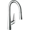 Image de hansgrohe Mitigeur monotrou évier 200 Talis M51 EcoSmart avec douchette extractible, 2 jets, 4,7 l/min, chrome