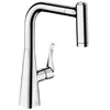 Image de hansgrohe Metris M71 Mitigeur monocommandé pour cuisine 220, éco, douchette extractible, chrome, 73823000