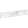Image de hansgrohe Kit de montage complet RainSelect UP-Thermostat, 3 sorties, blanc mat