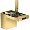 Image de hansgrohe Mitigeur monocommande bidet Axor MyEdition A 121 mm, avec vidage poussoir, sans plaque, finition or optique