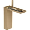 Image de hansgrohe Mitigeur lavabo monocommande 230 Axor MyEdition A 196 mm, avec vidage poussoir, sans plaque, bronze brossé