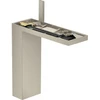 Image de hansgrohe Mitigeur monocommande lavabo 230 Axor MyEdition A 196 mm, avec vidage poussoir, sans plaque, nickel brossé