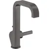 Image de hansgrohe AXOR Citterio mitigeur monocommande de lavabo 190, vidage escamotable, projection 160mm, 39034340, Couleur: Brushed Black Chrome