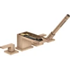 Image de hansgrohe Ensemble complet Axor MyEdition mitigeur lavabo 4 trous, sans vidage, brossé or rouge