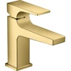 Image de hansgrohe Mitigeur monocommande lavabo 100 Metropol m HG, poussoir pop-up, A 127 mm, poli or optique