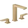 Image de hansgrohe Robinet lavabo 3 trous 160 Metropol m HG, poussoir-op, A 152 mm, bronze brossé