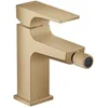 Image de hansgrohe Metropol Mitigeur bidet poignée manette, bonde Push-Open, bronze brossé, 32520140