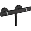 Image de hansgrohe Mitigeur thermostatique de douche Ecostat Comfort 304x103mm, AP, 1 voie, noir mat