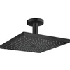 Image de hansgrohe Pomme de douche Raindance E 300 avec raccord plafond, 1 jet, noir mat