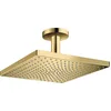 Image de hansgrohe Raindance E Douche de tête 300 1 jet avec raccord plafond, aspect doré poli, 26250990