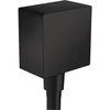 Image de hansgrohe Raccord mural Fixfit Square avec clapet anti-retour, noir mat