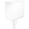 Image de hansgrohe Raccord mural Fixfit Square avec clapet anti-retour, blanc mat