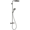Image de hansgrohe Showerpipe Raindance Select S avec thermostat, 1 jet, chrome noir brossé