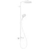 Image de hansgrohe Raindance Select S Colonne de douche 240 1 jet PowderRain avec mitigeur thermostatique, blanc mat, 27633700